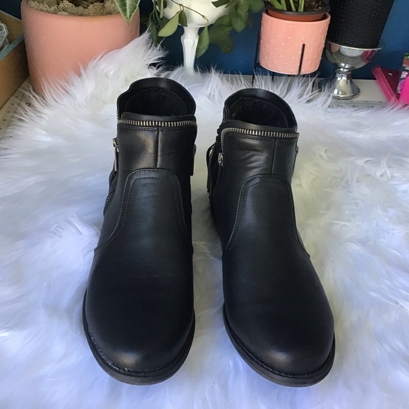 Black Dollhouse Ankle Booties - Picture 4 of 11